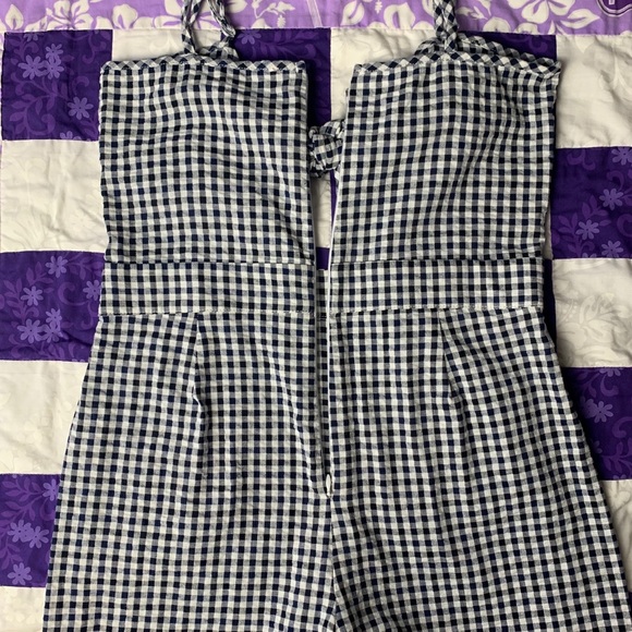 Black & White Checkered Romper - Picture 7 of 7